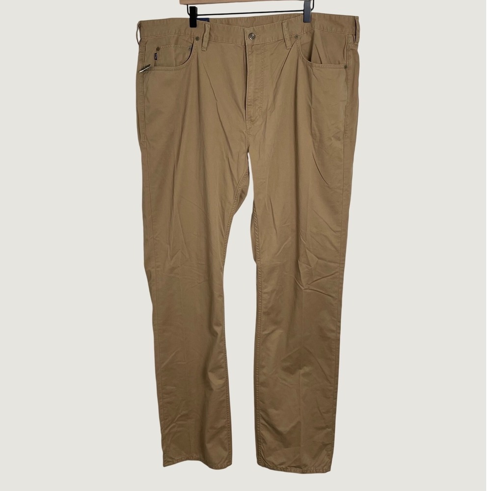 Polo Ralph Lauren Chino Pants Mens 44x36 Khaki Tan Stretch Classic Fit Big Tall